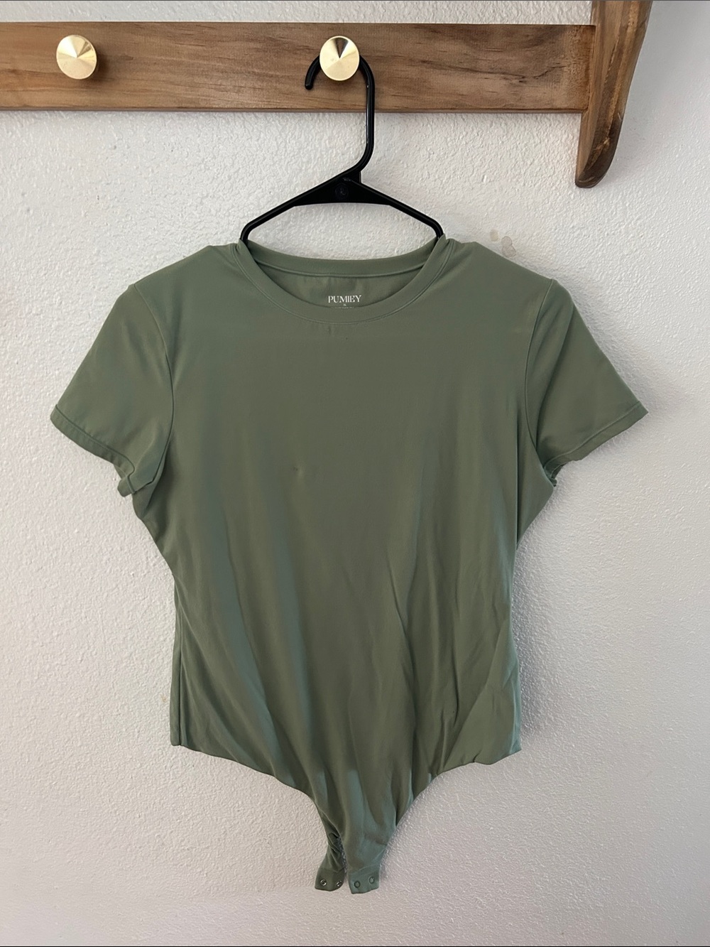 Sage Green Short Sleeve Bodysuit